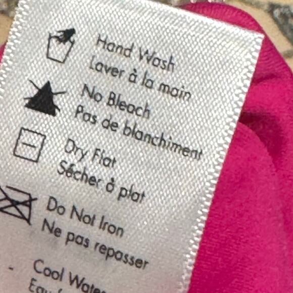 L*Space Ridin' High Ribbed Float On Swimsuit Classic Bubblegum Pink Size L NWOT - Picture 11 of 13